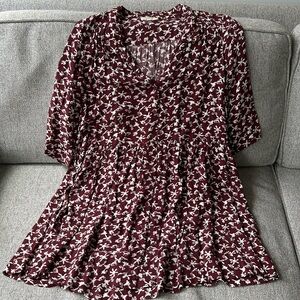 Ba&sh floral button down dress